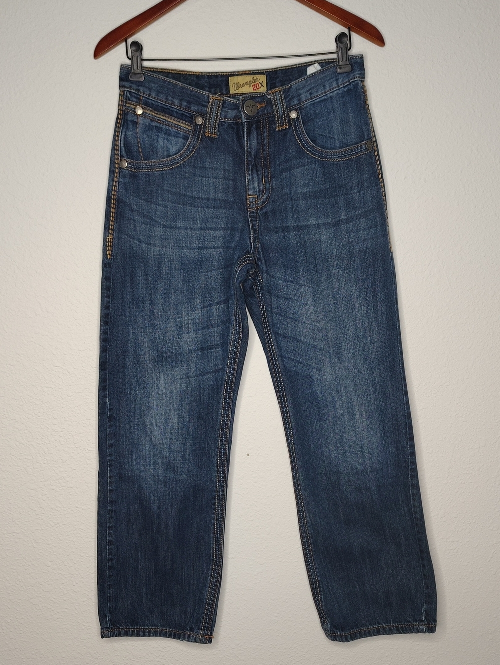 Wrangler 100% Cotton 20X Style 33 Extreme Relaxed Fit Jeans Size 28x30 Western